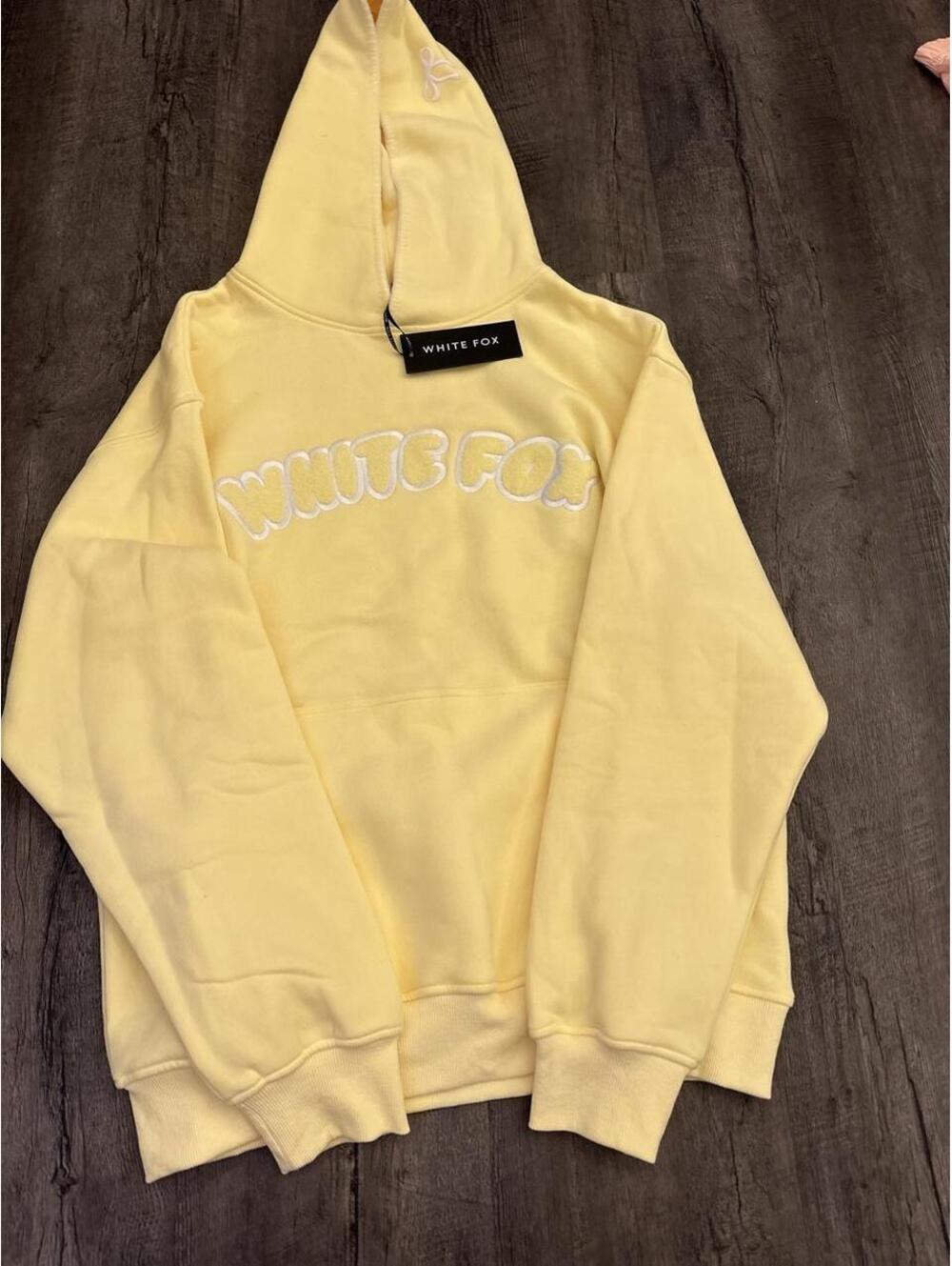 White Fox Boutique Women's Yellow Hoody - Picture 1 of 2